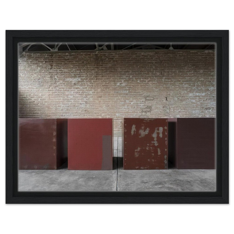 Donald Judd  Untitled Repair Tests  1966 Framed Canvas