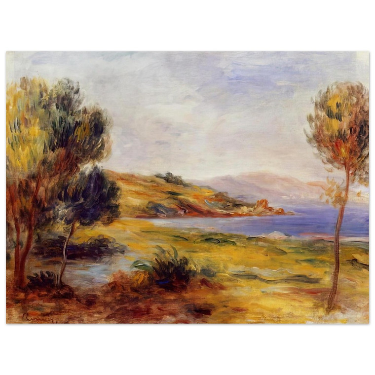 PierreAuguste Renoir  The Bay Aluminum Print