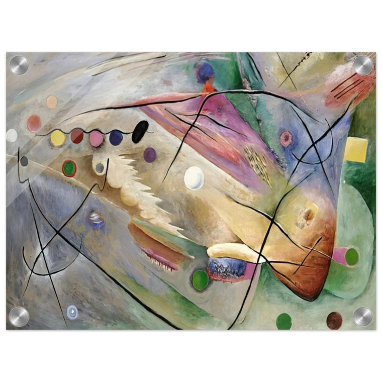 Rudolf Bauer  LINES 1922 Acrylic Print