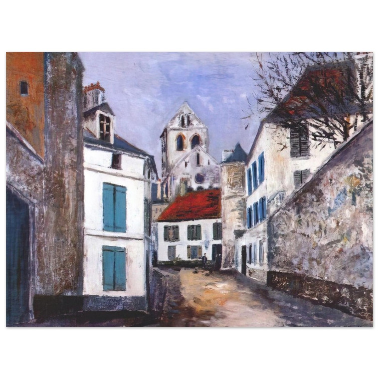 Maurice Utrillo  VILLAGE STREET N1 Aluminum Print