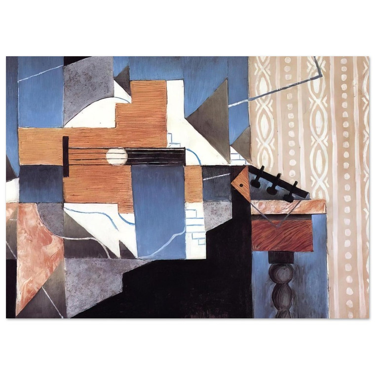Juan Gris  GUITAR ON THE TABLE 1913 Fine Art Poster / Art Print