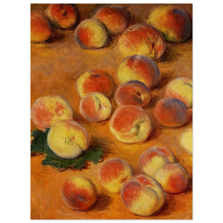 claude monet  Peaches N1 Wood Print