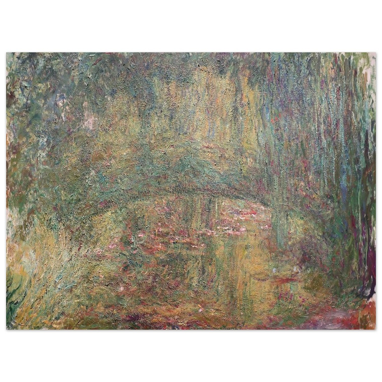claude monet  The Japanese Bridge Aluminum Print