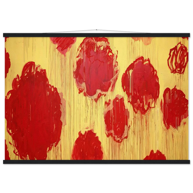 Cy Twombly Untitled Peonias series Museum Matte Paper Poster with Hanger