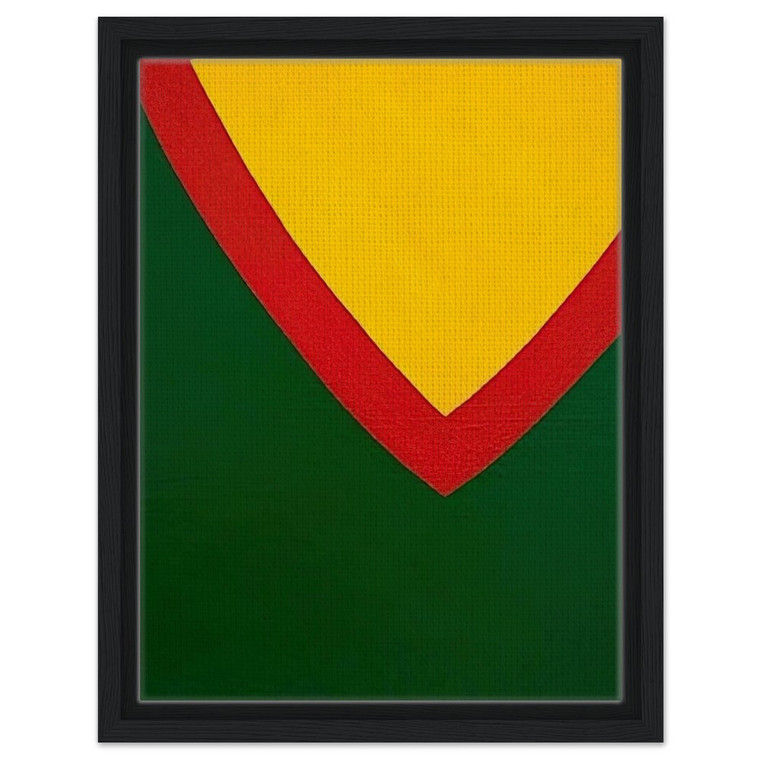 Al Held  Purple Triangle Framed Canvas