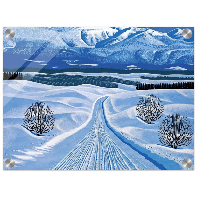 Hiroshi Nagai  Winter Roads Acrylic Print