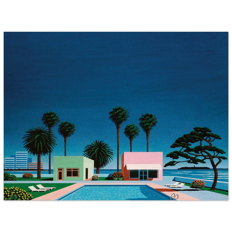 Hiroshi Nagai  Pacific Breeze Wood Print