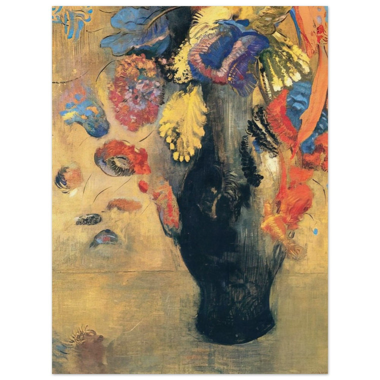 Odilon Redon  Flowers N5 Wood Print