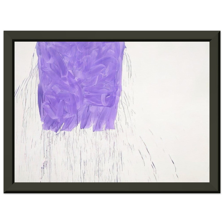 Michel Majerus  Violet  1997 Premium Metal Framed Art Print / Poster