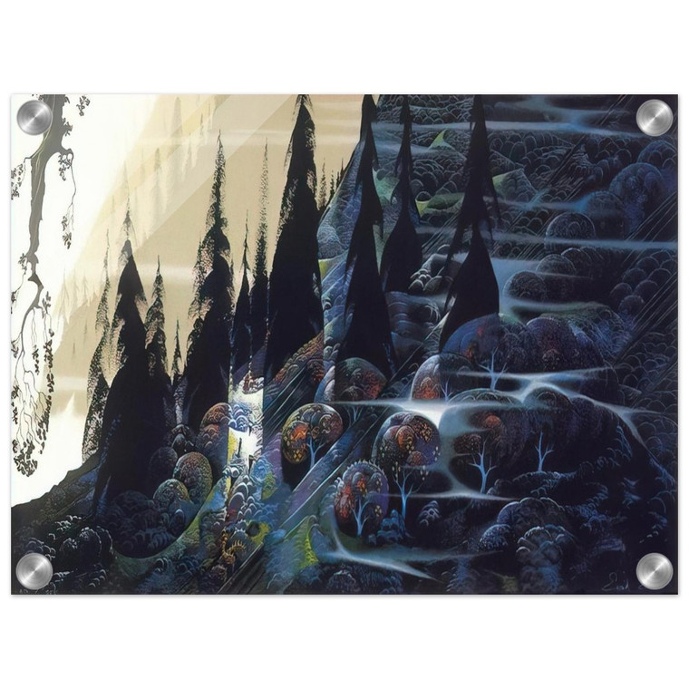 Eyvind Earle  Black Spruce Acrylic Print