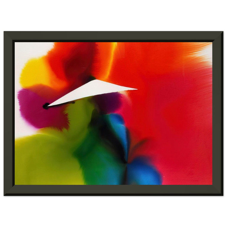 Paul Jenkins Phenomena West Indies Premium Metal Framed Art Print / Poster