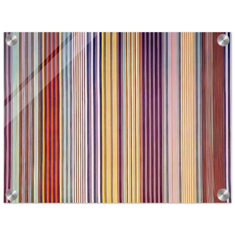 Gene Davis  Royal Veil  1971 Acrylic Print