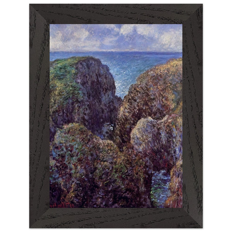 Claude Monet Group of Rocks at PortGoulphar Premium Framed Art Print
