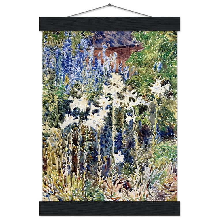 Childe Hassam  Flower Garden Museum-Quality Matte Paper Poster with Hanger