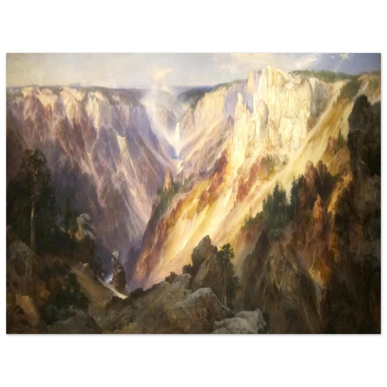 Thomas Moran  Grand Canyon of the Yellowstone Aluminum Print