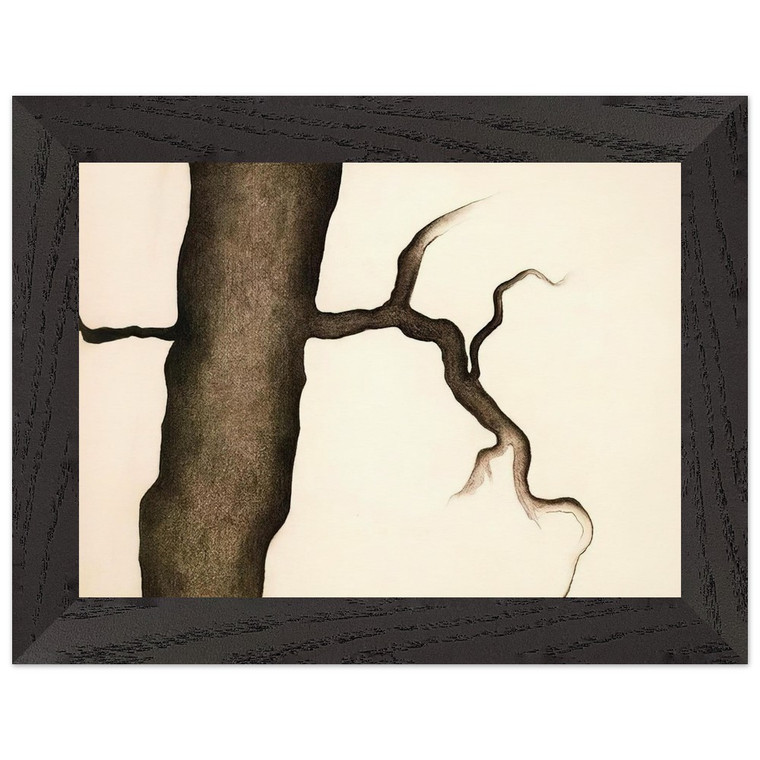 Georgia OKeeffe  Drawing III Premium Wooden Framed Art Print / Poster