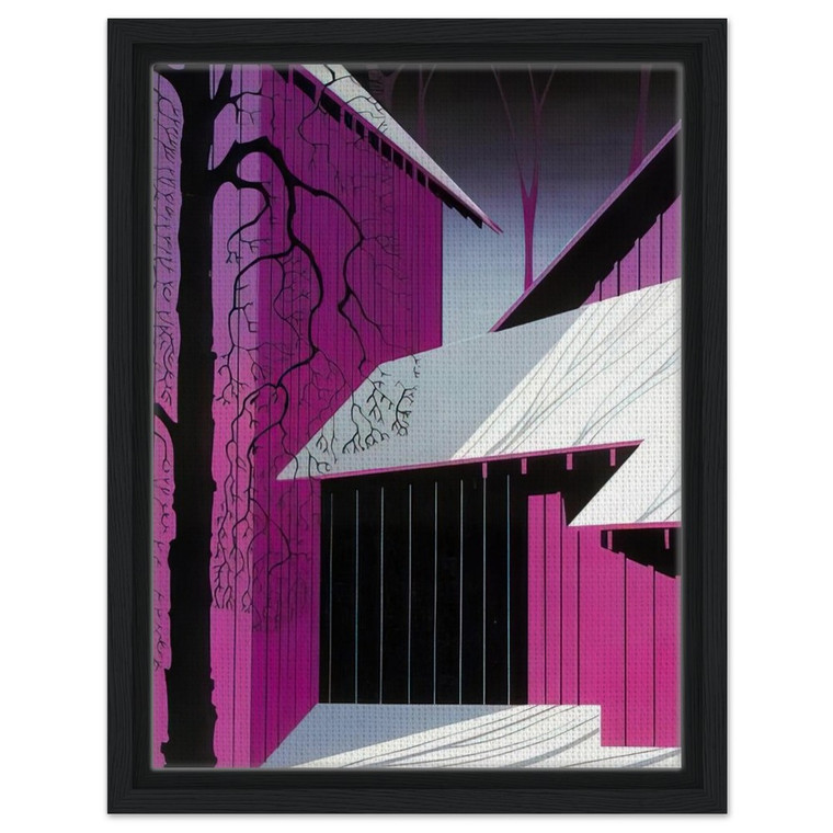 Eyvind Earle  Amethyst Framed Canvas