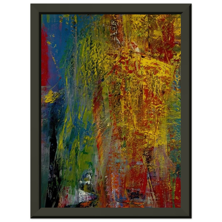 Gerhard Richter  COURBET Premium Metal Framed Art Print / Poster