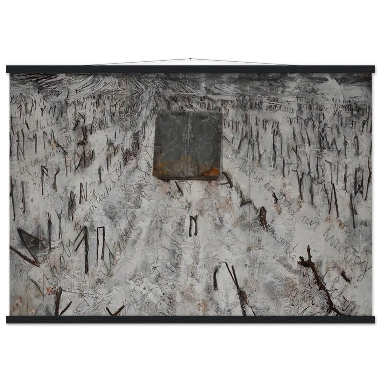 Anselm Kiefer  BLACK FLAKES 2006 Museum-Quality Matte Paper Poster with Hanger