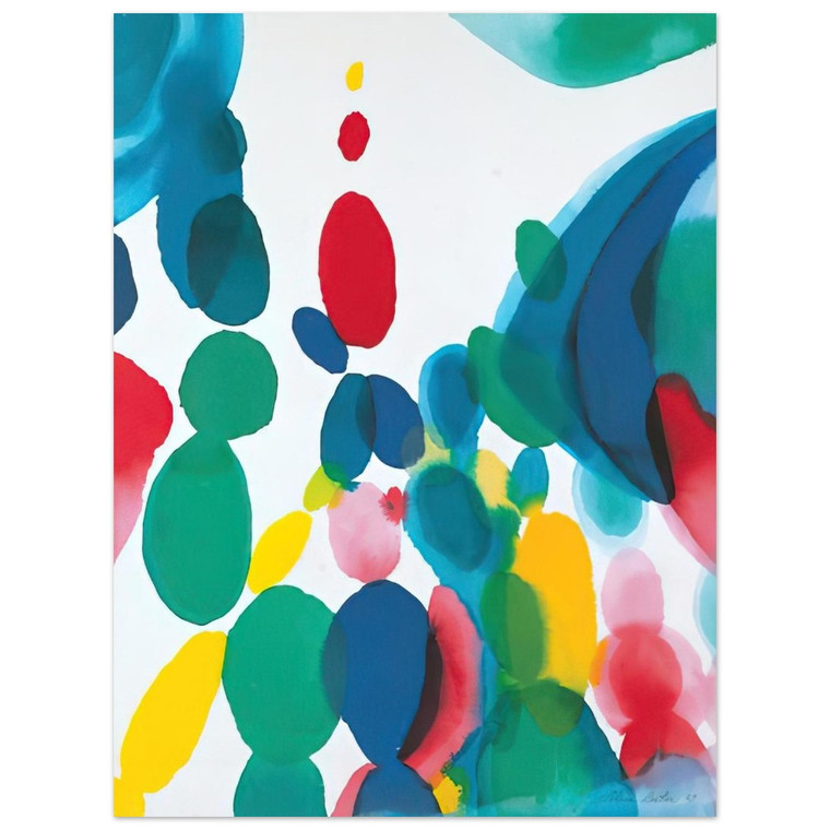 Alice Baber  Abstract Composition N1 Aluminum Print