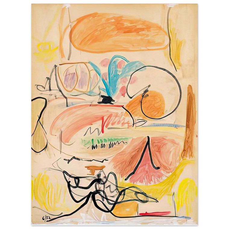 Helen Frankenthaler  Window Shade No 1 1952 Aluminum Print