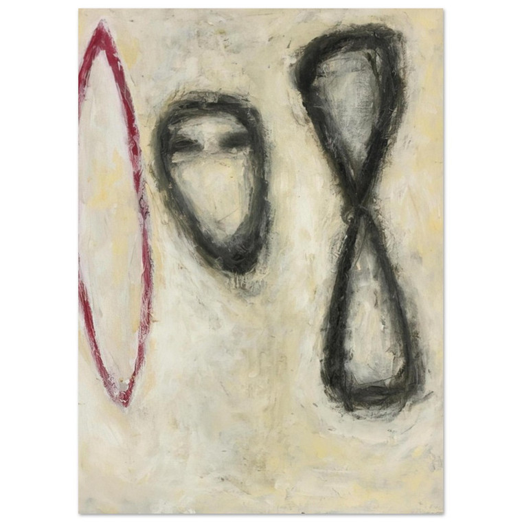 Susan Rothenberg  TRIPLE FORM 1982 Fine Art Poster / Art Print