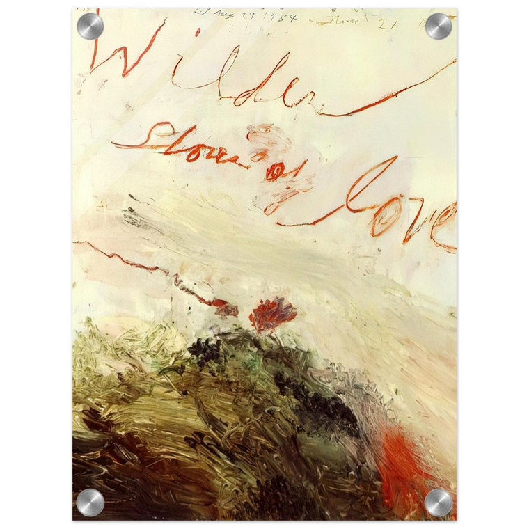 Cy Twombly  Wilder Shores of Love Acrylic Print