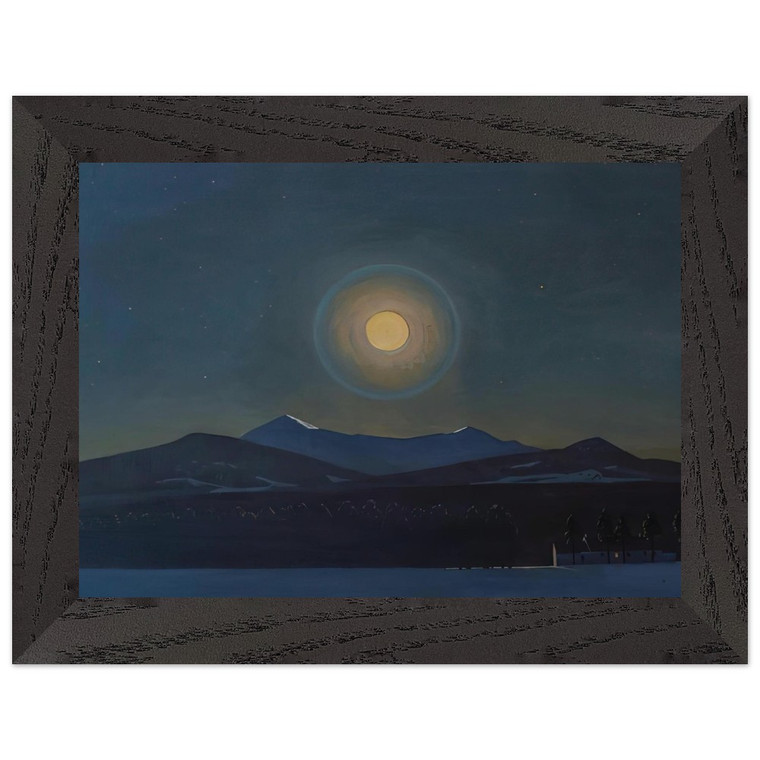 Rockwell Kent  Moonlight Winter Premium Wooden Framed Art Print / Poster
