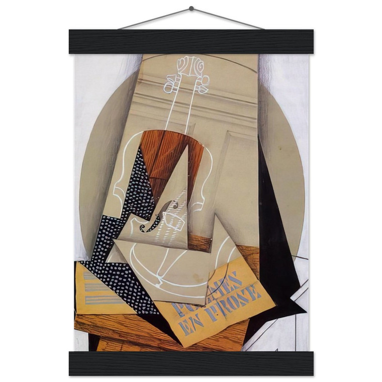 Juan Gris  COMPOSITION WITH VIOLIN Museum-Quality Matte Paper Poster with Hanger