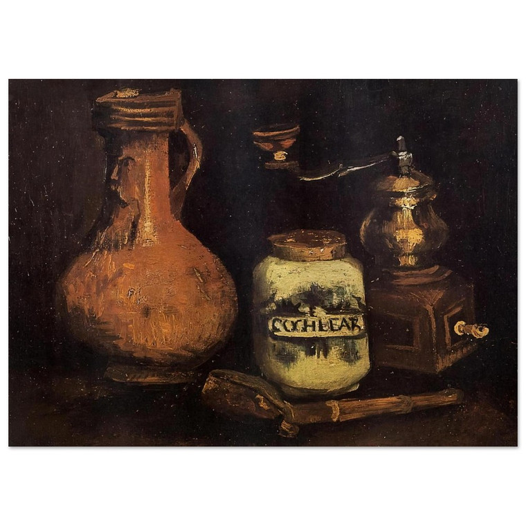 Van Gogh Still Life Coffee Mill Pipe Case Jug Fine Art Poster / Art Print