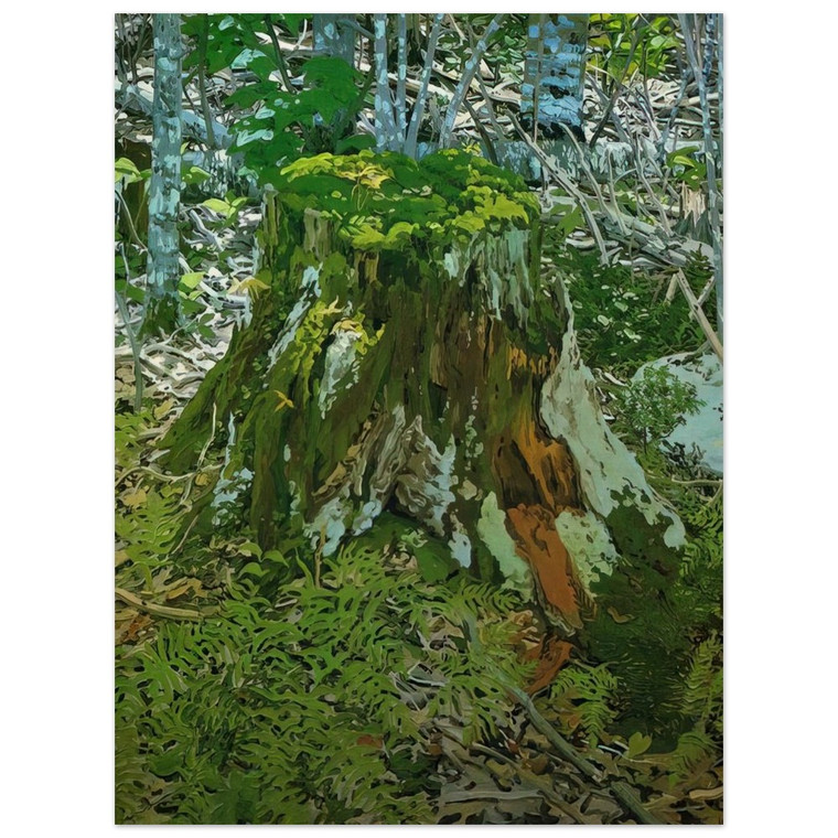 Neil Welliver  Stump  2000 Wood Print