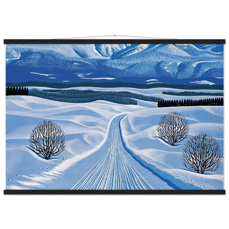 Hiroshi Nagai  Winter Roads Museum-Quality Matte Paper Poster with Hanger