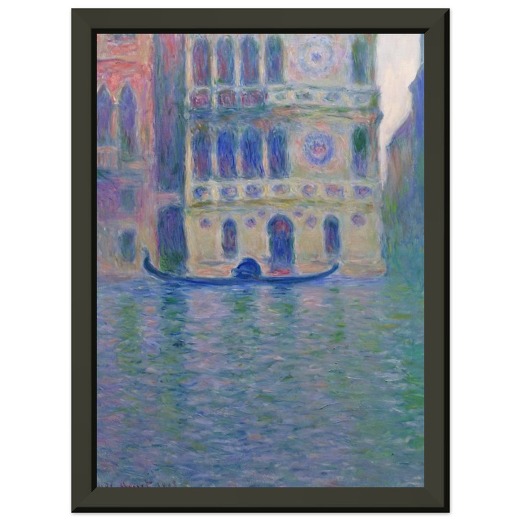 claude monet  Palazzo Dario 4 Premium Metal Framed Art Print / Poster