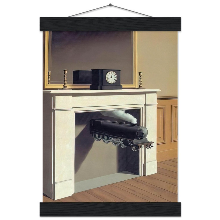 Rene Magritte TIME TRANSFIXED 1938 Matte Paper Poster with Hanger