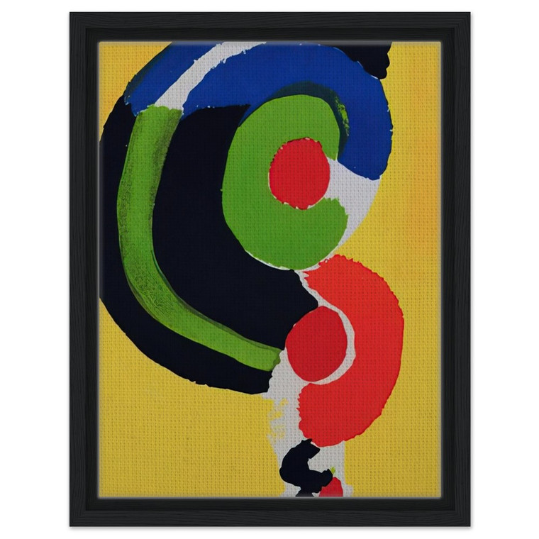 Sonia Delaunay  COMPOSITION FOR XXE SIECLE Framed Canvas