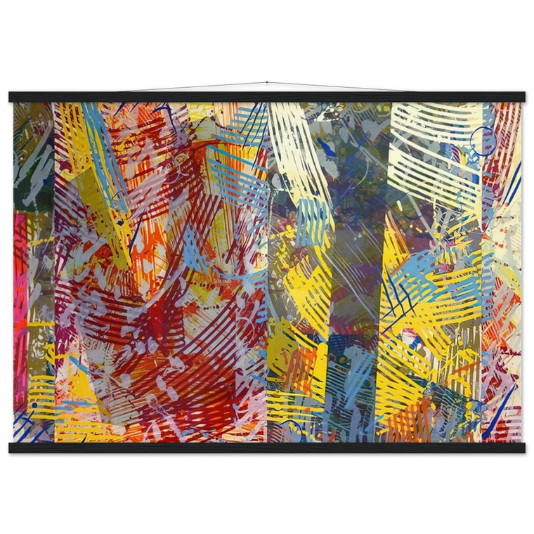 Sam Gilliam  Pretty Boxes Museum-Quality Matte Paper Poster with Hanger