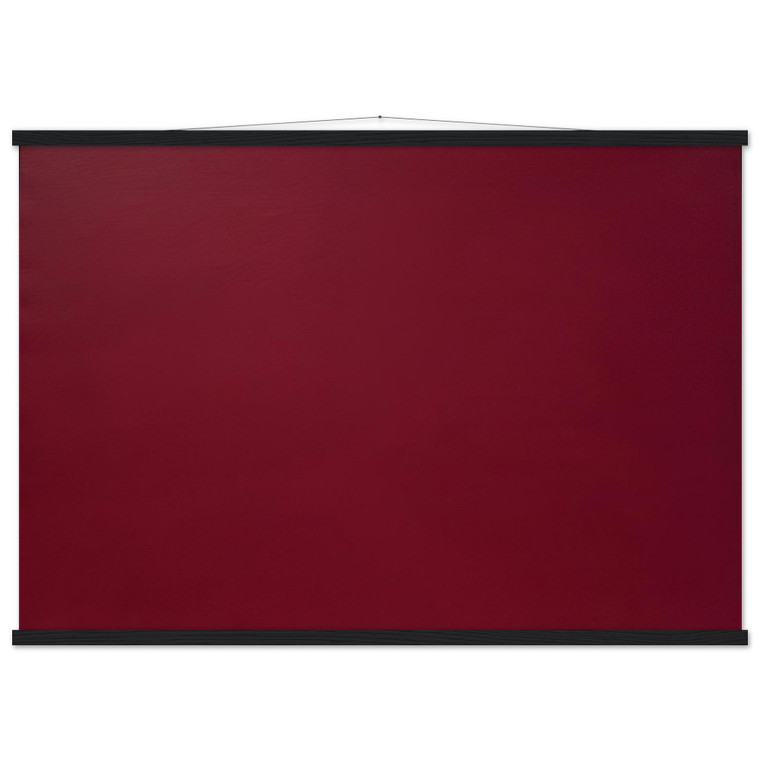 Fernand Leduc Microchromie 71 ZL Fushia Museum Matte Poster with Hanger