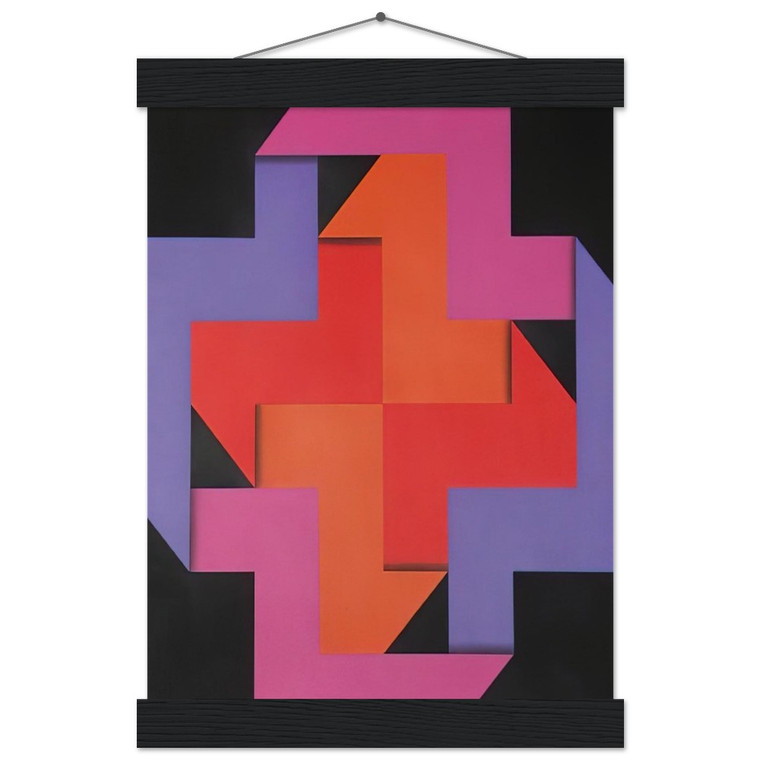 Omar Rayo  Tibacuy  1969 Museum-Quality Matte Paper Poster with Hanger