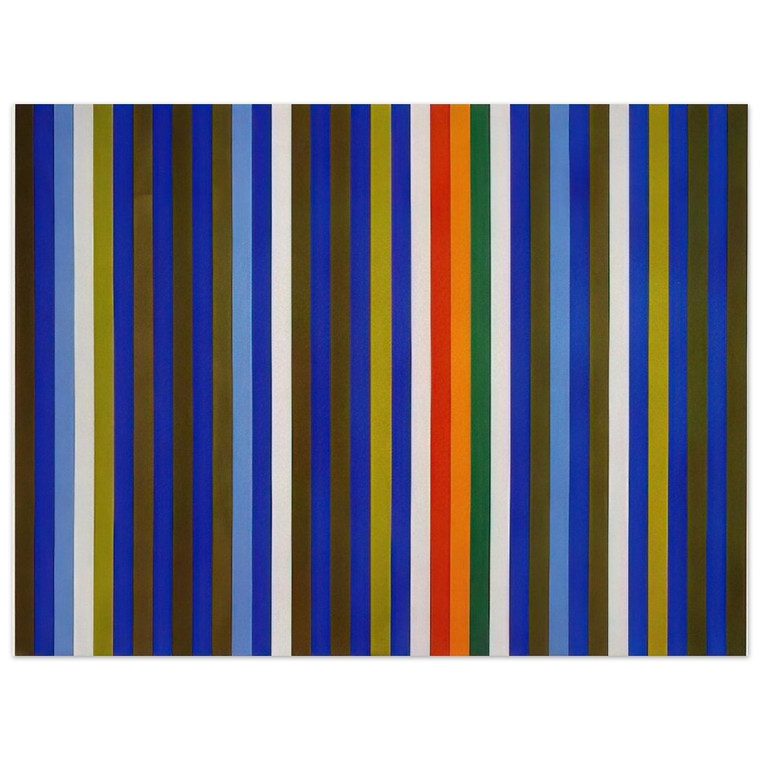 Gene Davis  Citadel  1962 Aluminum Print