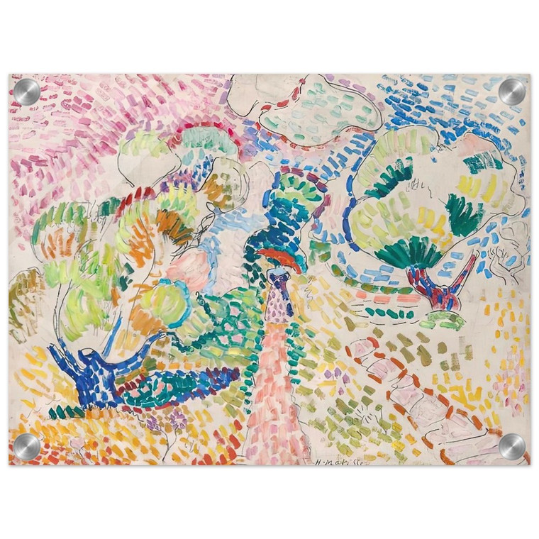 Henri Matisse  MADAME MATISSE IN THE OLIVE GROVE 1905 Acrylic Print