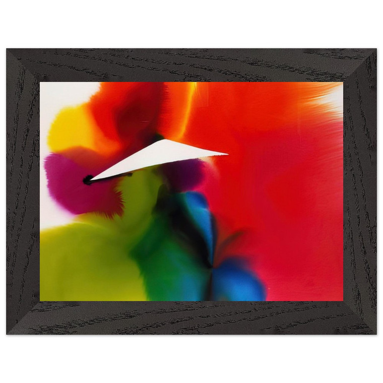 Paul Jenkins Phenomena French West Indies Framed Wood Art Print