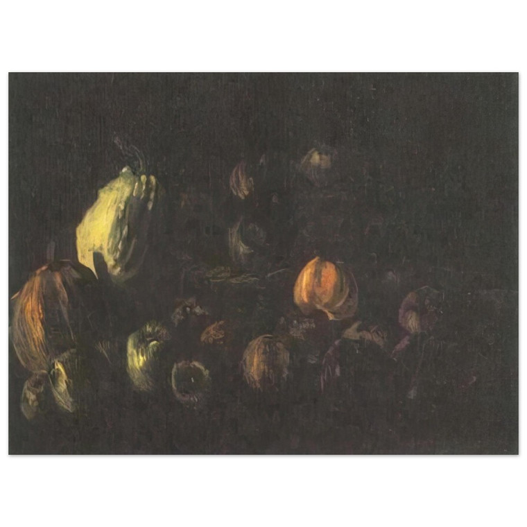 Van Gogh Still life with apples and pumpkins Aluminum Print