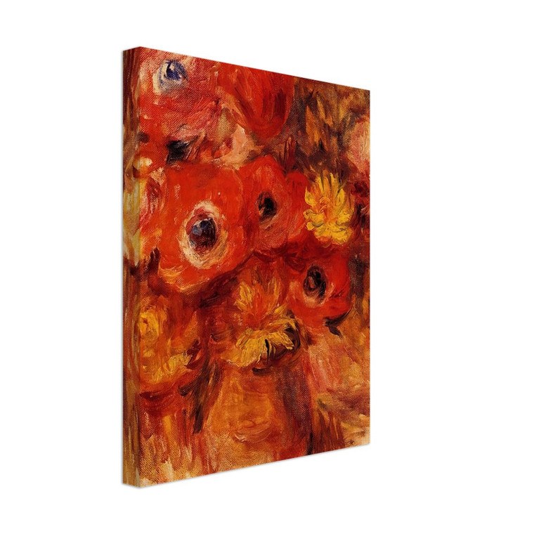 PierreAuguste Renoir  Vase of Anemones Canvas