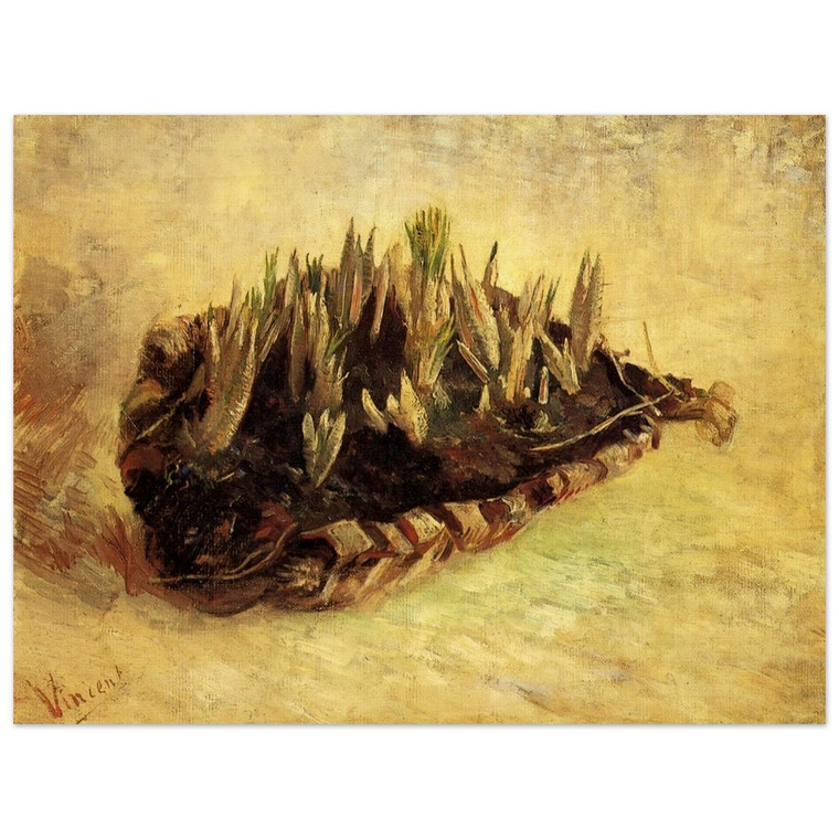 Vincent van Gogh  Still Life with a Basket of Crocuses Wood Print