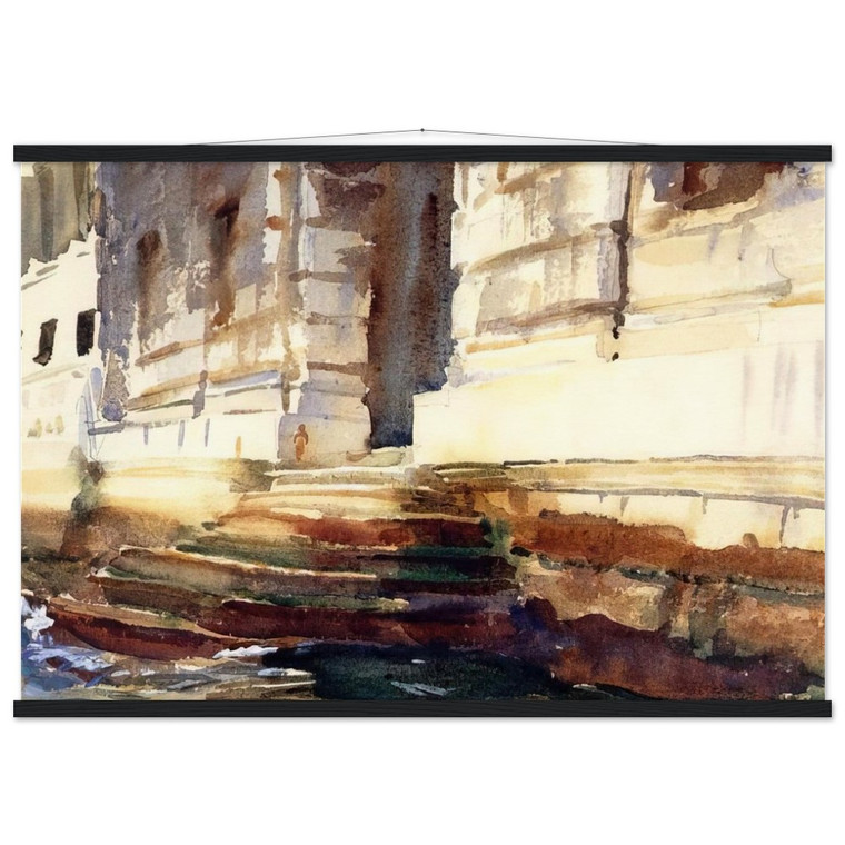 John Singer Sargent Steps of a Palace Museum-Quality Matte Poster with Hanger
