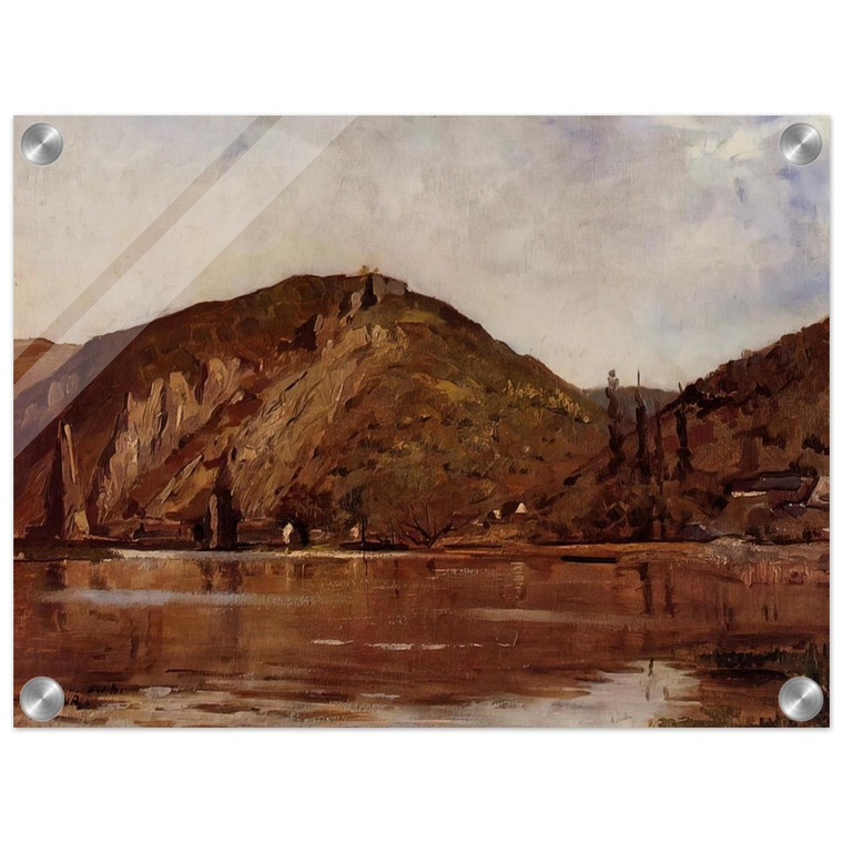 Theo van Rysselberghe  MEUSE RIVER AROUND NAMUR 1880 Acrylic Print