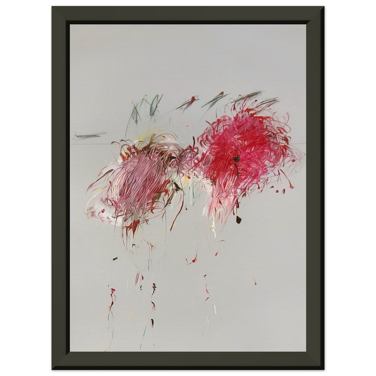 Cy Twombly Nine Discourses on Commodus Part VII Framed Art Print