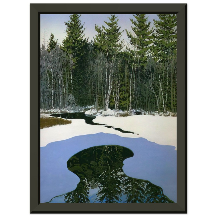 Neil Welliver Pond Pass Contemporary Realism Metal Framed Print