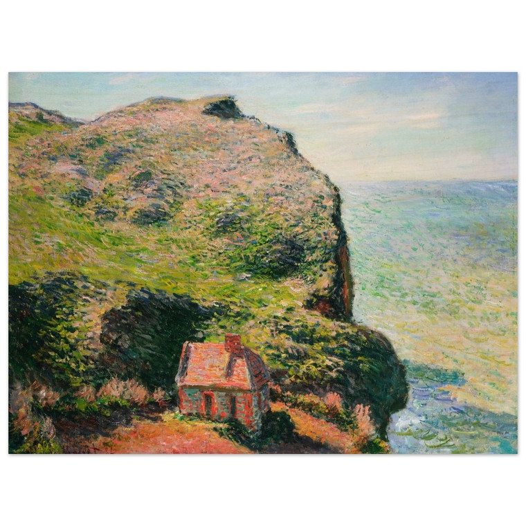 claude monet  The Customs House Wood Print