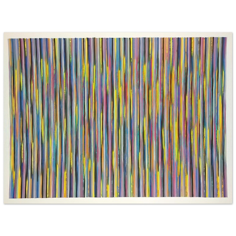 Gene Davis  Joy Ride  1981 Aluminum Print